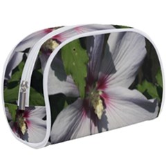 Purple Mallow Flower Make Up Case (Large) from ArtsNow.com