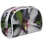 Purple Mallow Flower Make Up Case (Large)