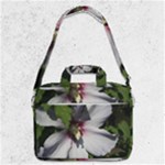 Purple Mallow Flower MacBook Pro 13  Shoulder Laptop Bag 