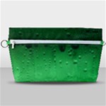 Green Water Droplets Handbag Organizer