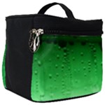 Green Water Droplets Make Up Travel Bag (Big)