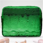 Green Water Droplets Make Up Pouch (Large)