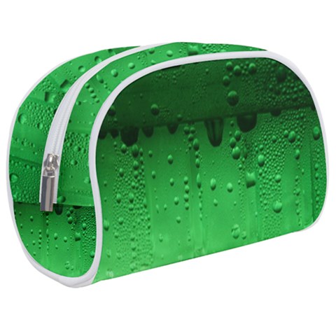 Green Water Droplets Make Up Case (Medium) from ArtsNow.com