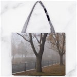 Grey Tree in Fog Mini Tote Bag