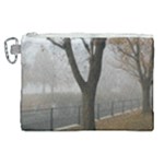 Grey Tree in Fog Canvas Cosmetic Bag (XL)