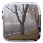 Grey Tree in Fog Mini Square Pouch