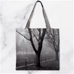 Fog Zipper Grocery Tote Bag