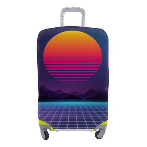 Vaporwave Luggage Cover (Small) from ArtsNow.com