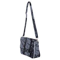 Shoulder Bag with Back Zipper 