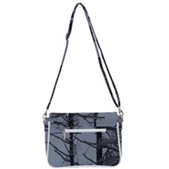 Shoulder Bag with Back Zipper 