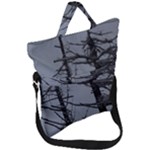 Nordic Woods Fold Over Handle Tote Bag