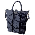 Nordic Woods Buckle Top Tote Bag