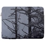 Nordic Woods 17  Vertical Laptop Sleeve Case With Pocket