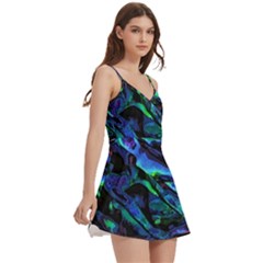 Body Wrap Sleeveless V-Neck Mini Dress 