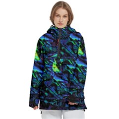 Women s Pullover Zip Ski and Snowboard Waterproof Breathable Jacket 