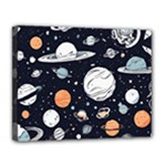 Space Galaxy Universe Stars Sky Canvas 14  x 11  (Stretched)