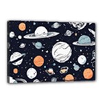 Space Galaxy Universe Stars Sky Canvas 18  x 12  (Stretched)