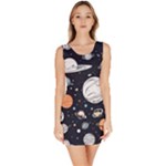 Space Galaxy Universe Stars Sky Bodycon Dress