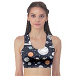 Space Galaxy Universe Stars Sky Fitness Sports Bra