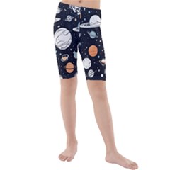 Kids  Mid Length Swim Shorts 