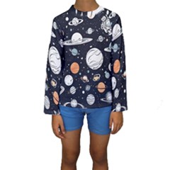 Kids  Long Sleeve Swimwear 