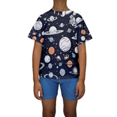 Kids  Short Sleeve Swimwear 