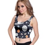 Space Galaxy Universe Stars Sky Crop Top