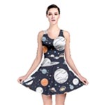 Space Galaxy Universe Stars Sky Reversible Skater Dress