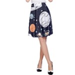 Space Galaxy Universe Stars Sky A-Line Skirt