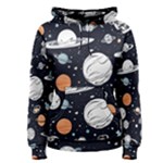 Space Galaxy Universe Stars Sky Women s Pullover Hoodie