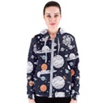 Space Galaxy Universe Stars Sky Women s Zipper Hoodie