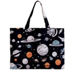 Space Galaxy Universe Stars Sky Zipper Mini Tote Bag