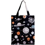 Space Galaxy Universe Stars Sky Zipper Classic Tote Bag