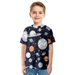 Space Galaxy Universe Stars Sky Kids  Sport Mesh T-Shirt