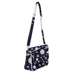 Shoulder Bag with Back Zipper 