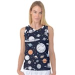 Space Galaxy Universe Stars Sky Women s Basketball Tank Top