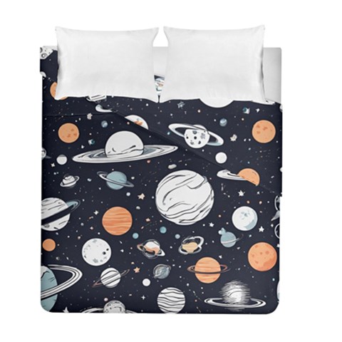 Space Galaxy Universe Stars Sky Duvet Cover Double Side (Full/ Double Size) from ArtsNow.com