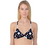 Space Galaxy Universe Stars Sky Reversible Tri Bikini Top