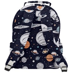 Rounded Multi Pocket Backpack 