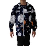 Space Galaxy Universe Stars Sky Kids  Hooded Windbreaker