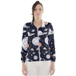 Space Galaxy Universe Stars Sky Women s Windbreaker