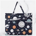 Zipper Large Tote Bag 