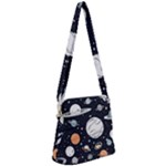 Space Galaxy Universe Stars Sky Zipper Messenger Bag