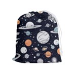 Space Galaxy Universe Stars Sky Drawstring Pouch (XL)