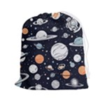 Space Galaxy Universe Stars Sky Drawstring Pouch (2XL)