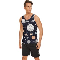 Men s Wide Collar Tank Top 