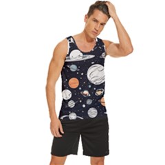 Men s Wide Collar Tank Top 