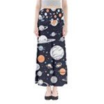 Space Galaxy Universe Stars Sky Full Length Maxi Skirt