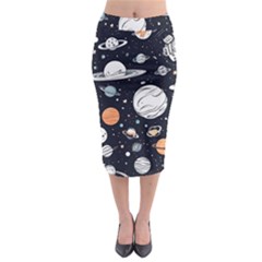 Midi Pencil Skirt 