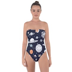 Tie Back One Piece Swimsuit 